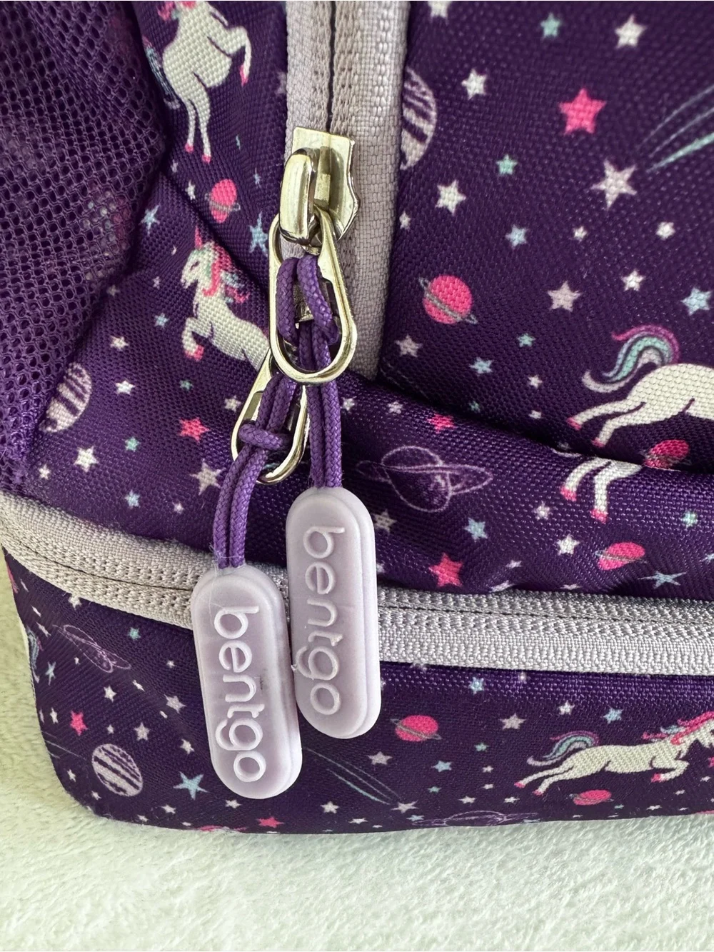 Benigo Kids Unicorn Backpack and Lunch Bag Set - Purple